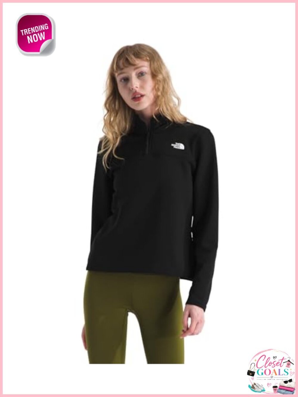Women's Cedar Trail Grid Fleece Quarter Zip Jacket Recycled Polyester